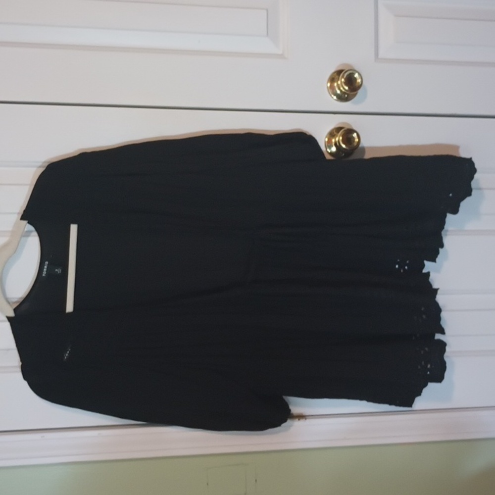 Torrid eyelet tie front kimono size 3x